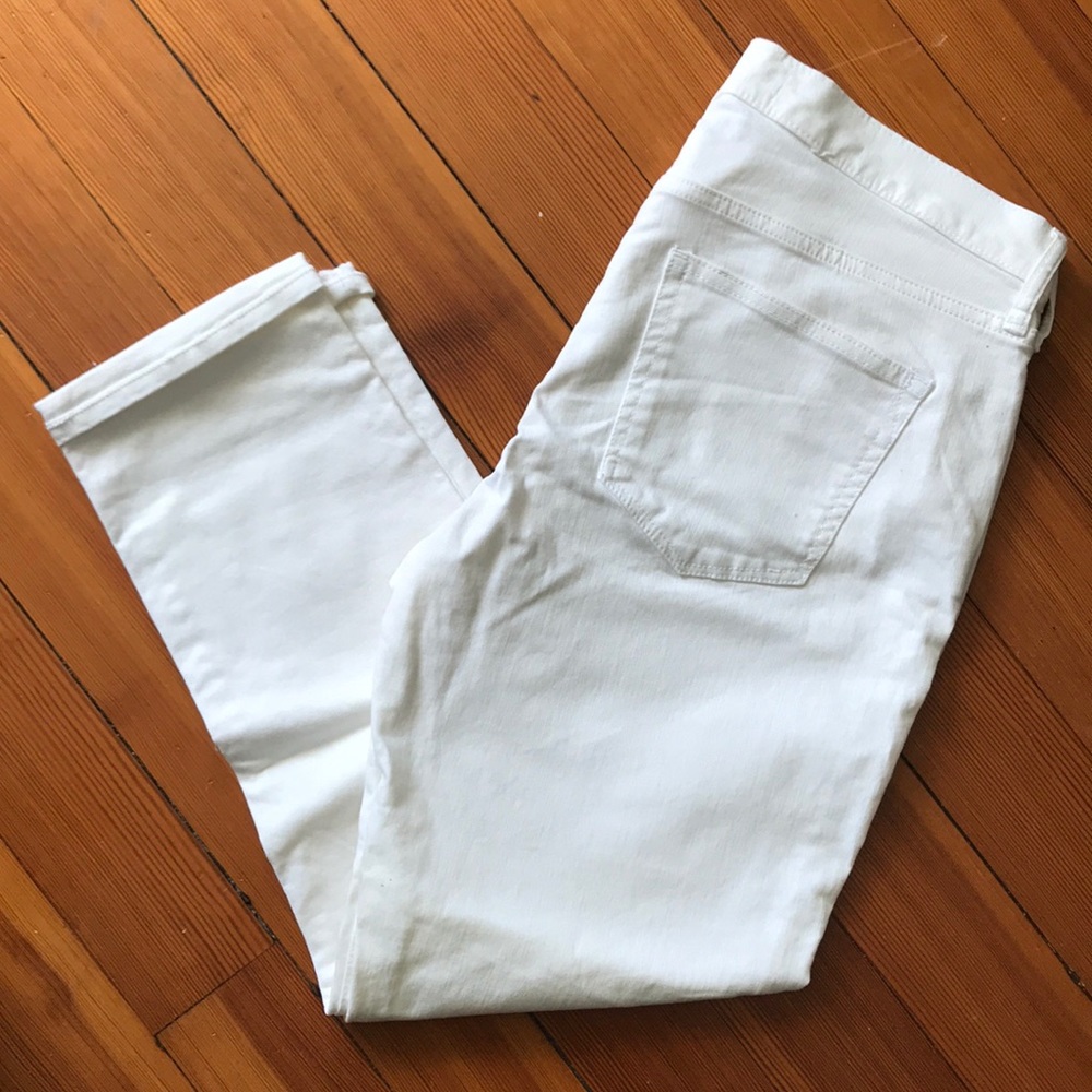 White Girlfriend Jeans
